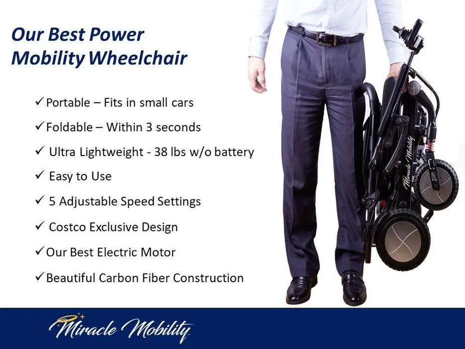 Miracle Mobility Carbon Fiber 9500 Wheelchair