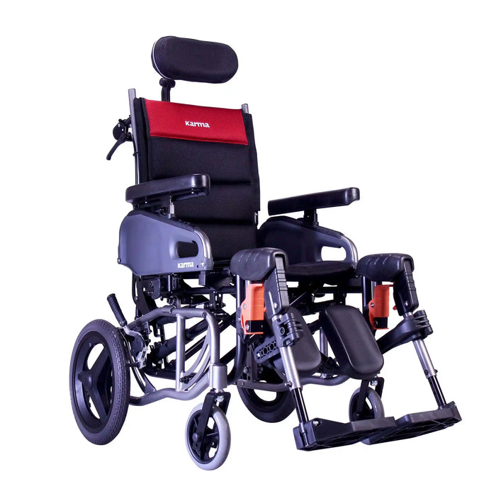 Karman VIP2 Tilt-in-Space and Reclining Transport Wheelchair
